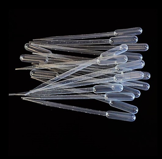 100 Transfer Pipettes 5ml graduated Lab Dropper Model Paint dye