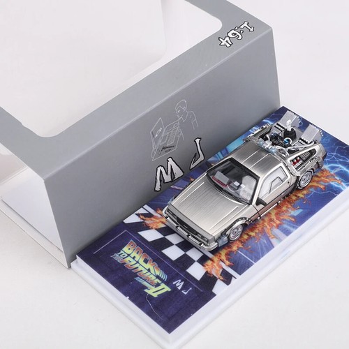 1:64 DMC I II III Back To The Future Time Machine Mr.Fusion Diecast Toy Model - Picture 23 of 29