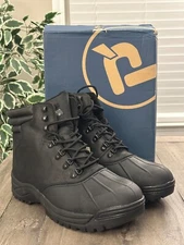 Propet Men's US 14 5E Blizzard Mid Lace Black Boot Style #M3789 *Read
