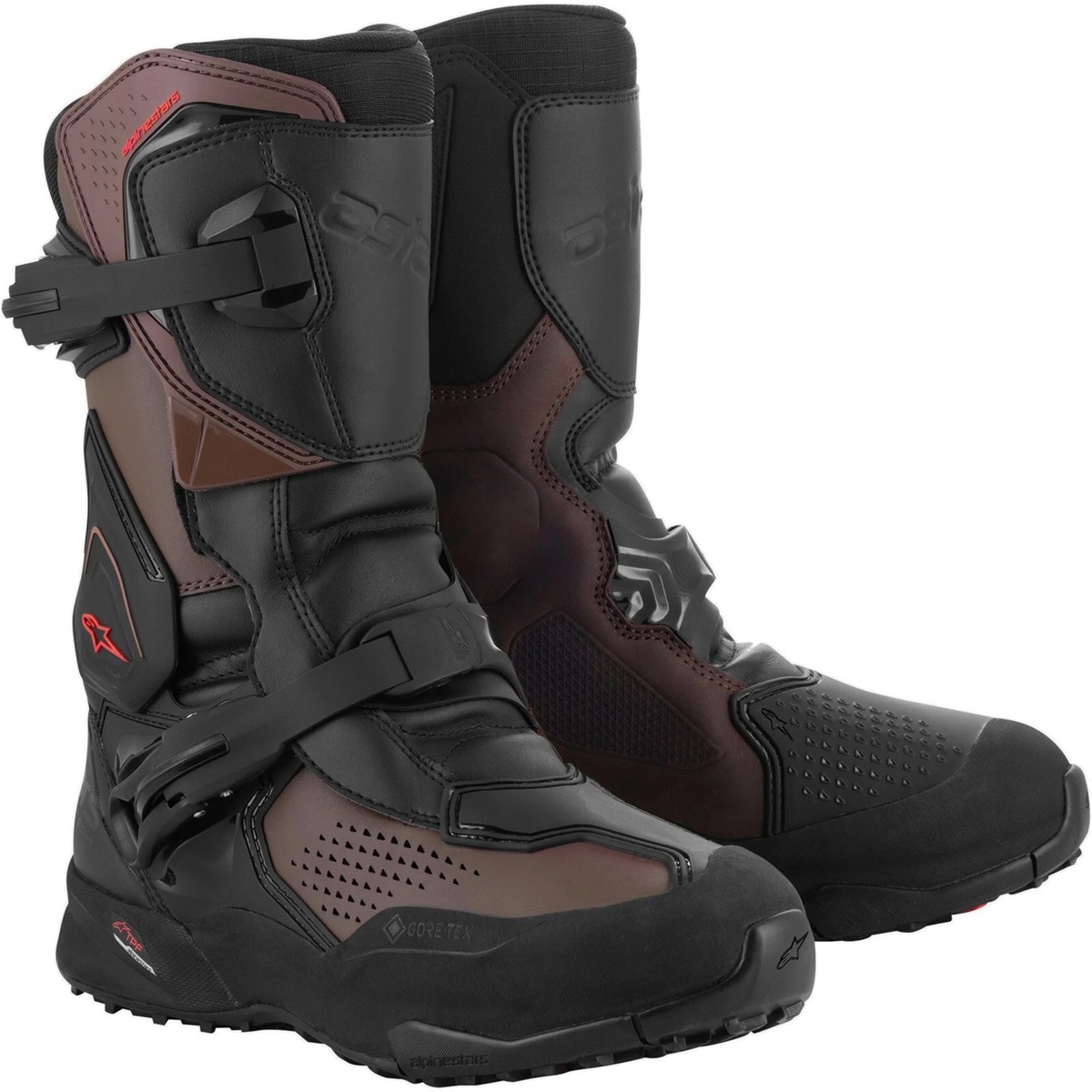 Botas De Enduro Para Moto Alpinestars 42 XT-8 GoreTex Negro