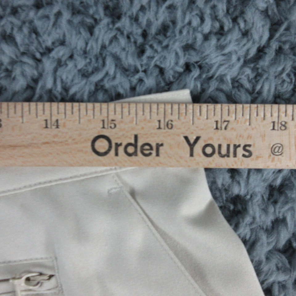 Pantalones Cortos Cola Mujer 12 Beige Tostado Cremallera Bolsillo Elastizados Chino 32x7.5* Foto 4 de 4