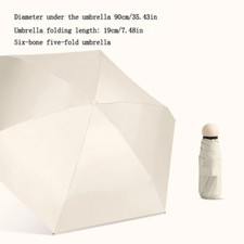 Capsule Umbrella Sunny and Rainy Dualuse Rainproof Sun Protection Outdoor Travel