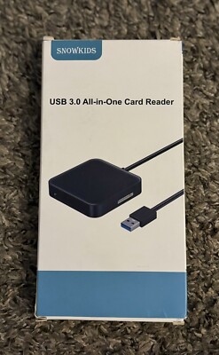 Snowkids USB All-in-One Card Reader Super Slim (MS,CF, Micro SDx2)