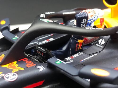 #1 Max Verstappen Red Bull RB19 Winner Monaco GP 2023 Diecast F1 Car 1/18 Spark - Picture 11 of 15