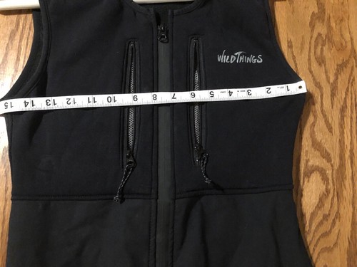 Wild Things taktische Polartec Nylonhose Lätzchenstil schwarz Reißverschlussbeine 27"" nahtlos - Bild 6 von 9