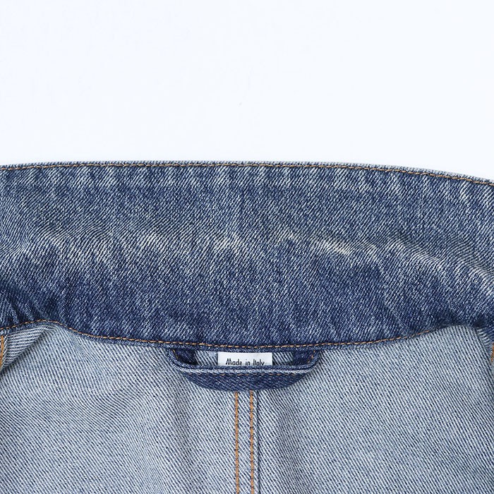 GUCCI Denim Jacket Logo button Reconstructed Patc… - image 7