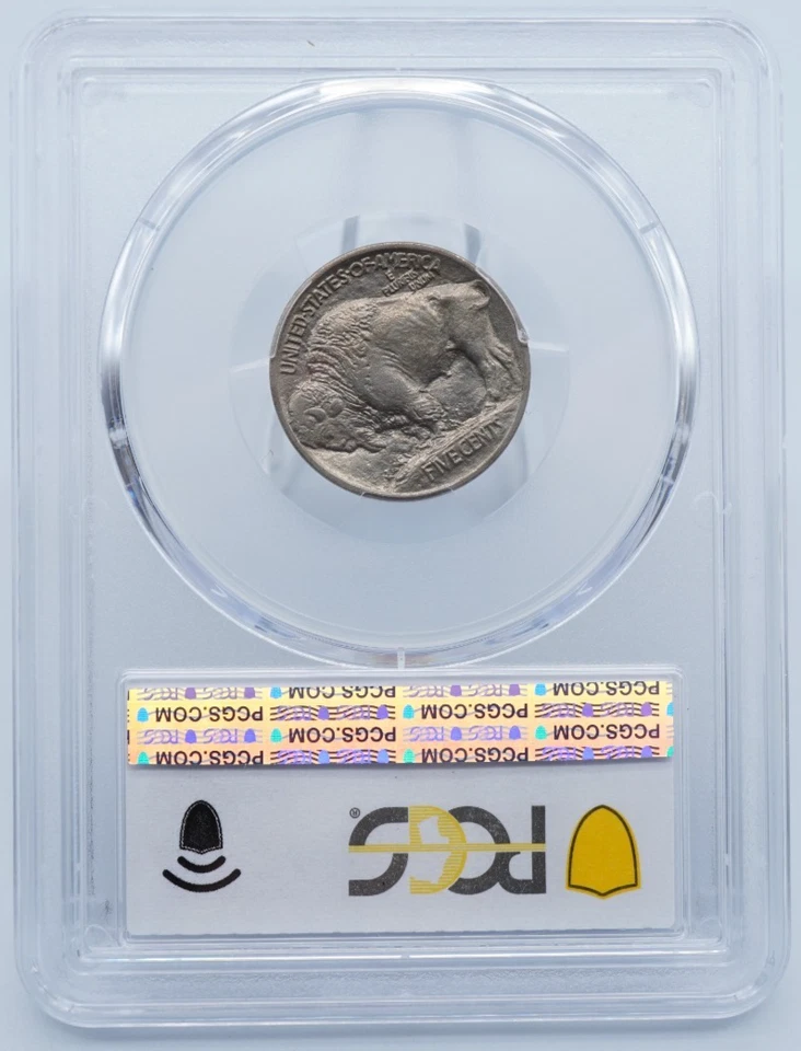 1913 5C PCGS MS65 TYPE 1 BUFFALO "MINT ERROR" 30% Rotated Dies Gold Sheild U287 - Image 3 of 4