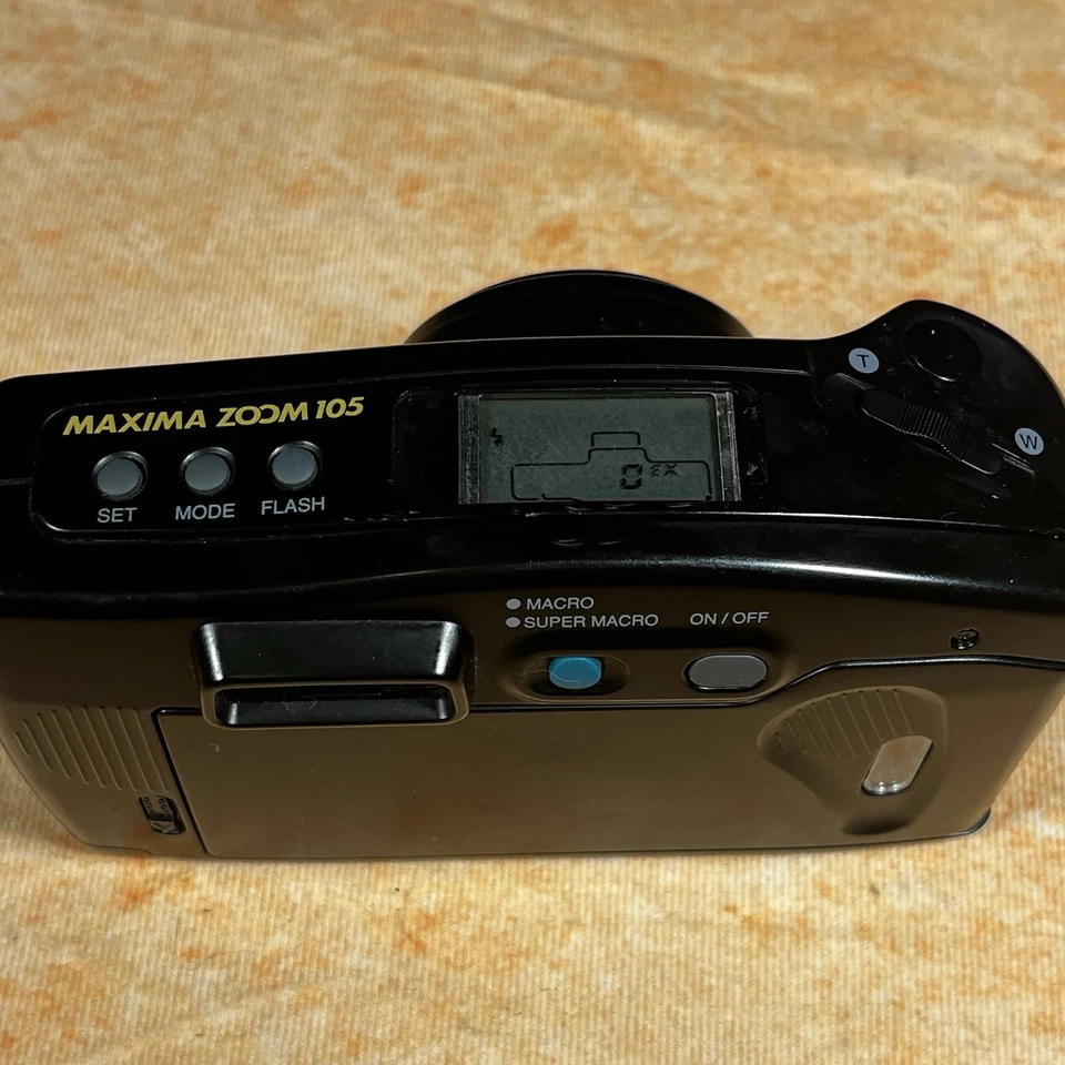 Equipo de cámara Samsung Máxima Zoom 105 35 mm con bolsa, baterías nuevas, probado con película Foto 4 de 4