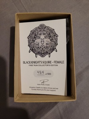 Kingdom Death - Black Knight's Squire Female (First Run Collector's Edition) Neu