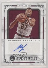2020 Chronicles Excalibur Apprentice Signatures Red Mfiondu Kabengele Auto 0o87