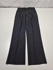 Dress Pants Men's 32x34 Wool Gray Pleated Straight Classic Fit Formal Unhemmed