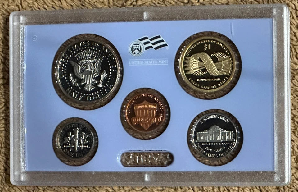 2010-S-U.S. Mint Proof Set + National Parks Quarters - President $1's - COA&OGP - Image 4 of 4