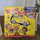 Hasbro Milton Bradley 2000 Vintage Wheels On the Bus Board Game Complete Set!