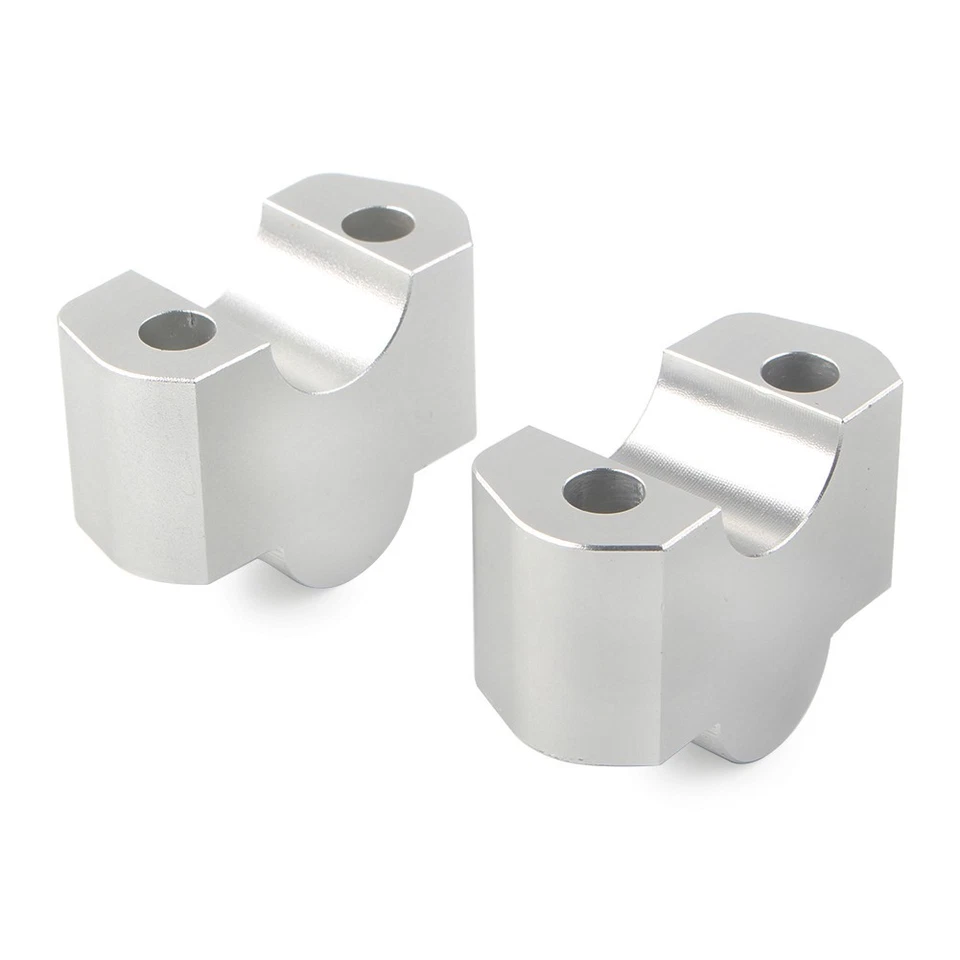 Extensión de manillar plateado elevador de manillar movido para BMW G310GS G310R 17-20 Foto 4 de 4