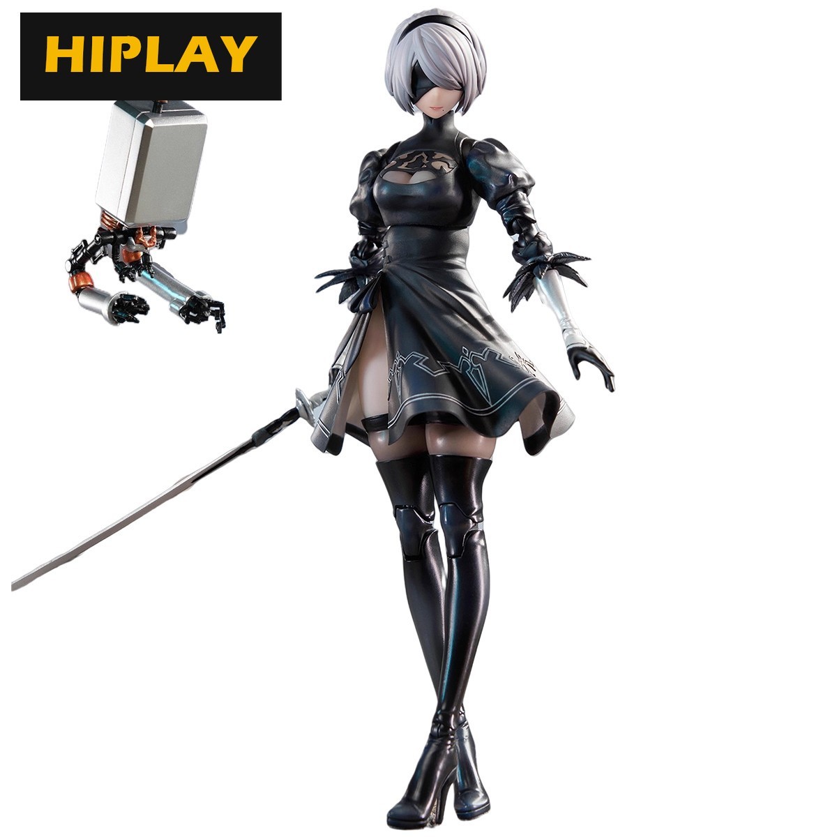 In Stock】HIPLAY NieR: Automata Ver1.1a 2B Yorha Nuclear Gold