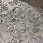 6 Bohemia Fine Crystal Wine/Water 6 1/2" Glasses- Czech Etched Queen's Lace-EUC — photo 5