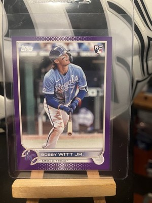 2022 Topps Update #US100 Purple Meijer Bobby Witt Jr. RC