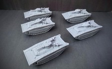 Flames of war U.S. LVT A 1 37mm Landing Craft Tank Company LOT X5 15mm