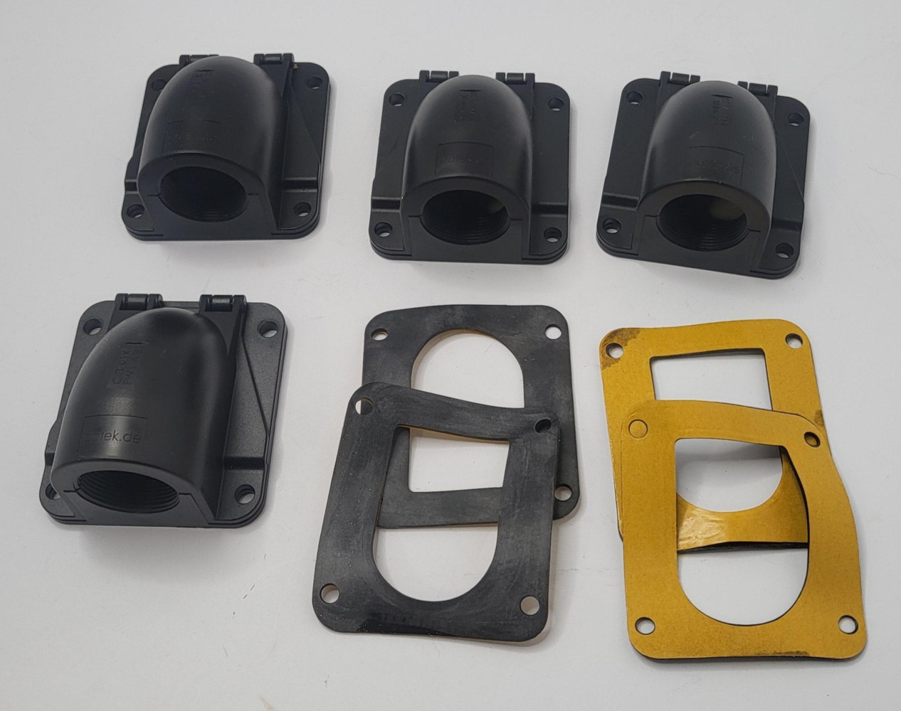 Lot 4 Icotek CONFiX FWS-M 32 Cable Entry Elbow Fitting With Mounting Gaskets