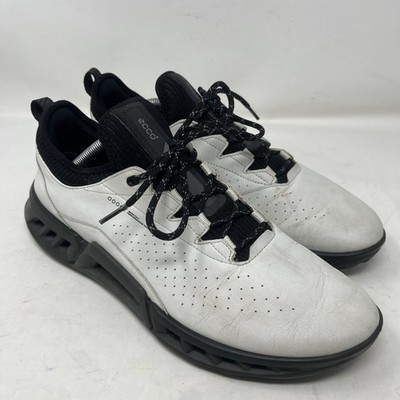 ECCO Biom C4 Golf Shoes Mens 44 US 10-10.5 White Leather Spikeless