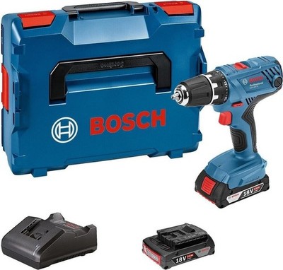 Bosch Professional GSR 18V-21 18V/2Ah Akku-Bohrschrauber-Satz (06019H100A) Neu