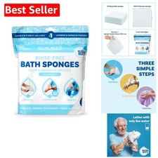 Water-Activated Bathing Wipes - 25 Count for Easy, Fresh Cleansing Anytime