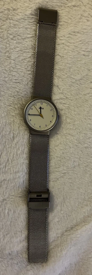 Reloj Braun BN0031 33mm Tono Plata Acero Inoxidable Malla Batería Nueva Foto 2 de 4