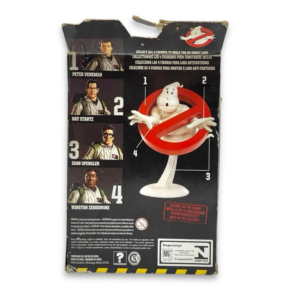 Figura de acción clásica Mattel Ghostbusters Winston Zeddemore 2016 6" caja dañada Foto 4 de 4