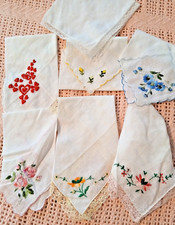 Lot of 7 Vintage 'Delicate-Dainty and Pretty' Women Handkerchiefs