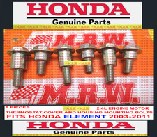 2004 Honda Element Oem Thermostat Cover Bolt Set 6 Bolts Neck New 2.4l Engine 04 2004 Honda Element Oem Thermostat Cover Bolt Set 6 Bolts Neck New 2.4l Engine 04