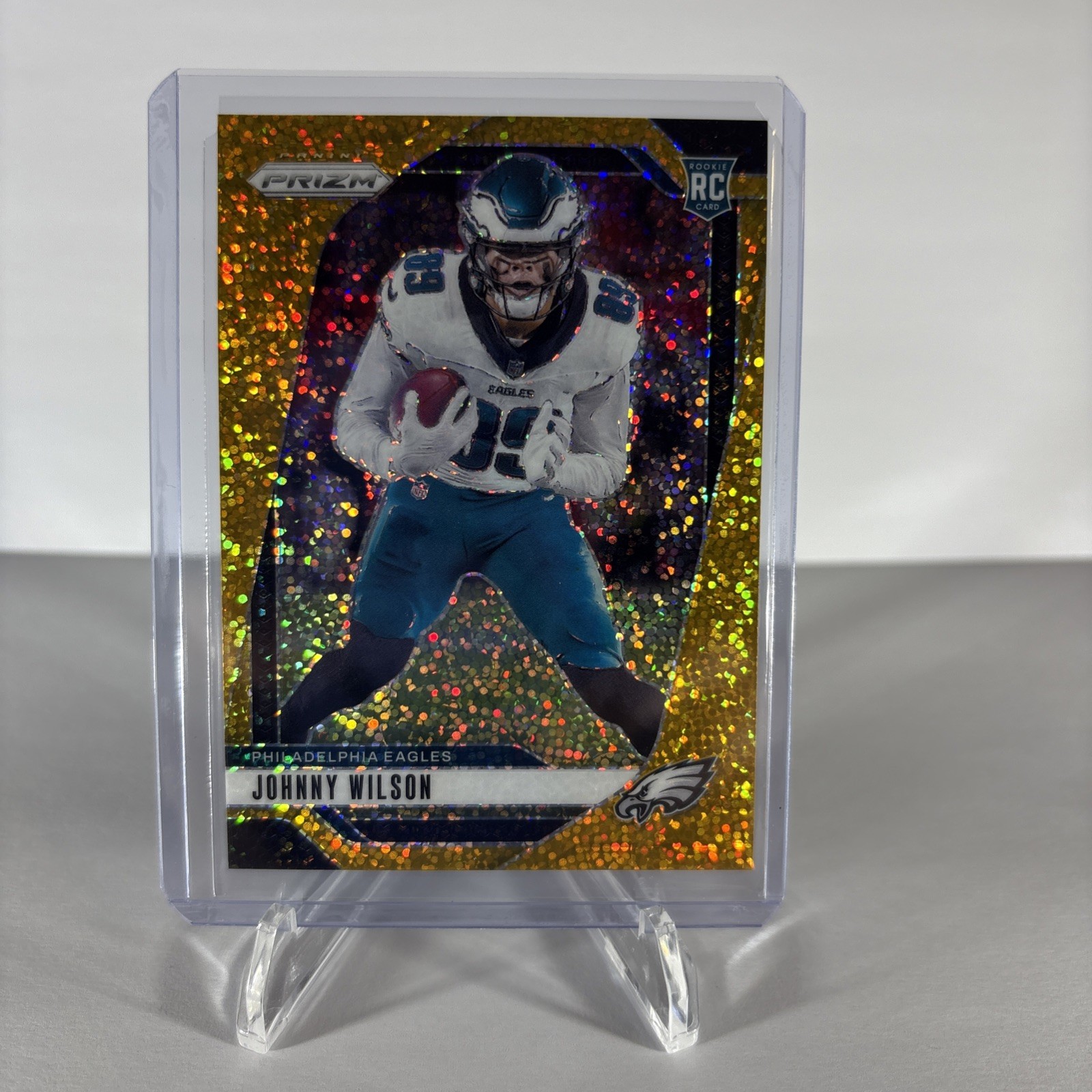 2024 Panini Prizm - Rookies Johnny Wilson #355 Gold Sparkle Prizm /24 (RC)