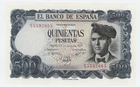Spain España 500 Pesetas 23-7-1971 Pick 153.a UNC Uncirculated Banknote Serie S