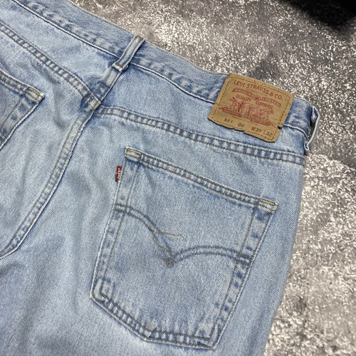 Jeans streetwear vintage Levi’s Premium 581 blu denim taglia 38x32 - Foto 3 di 21