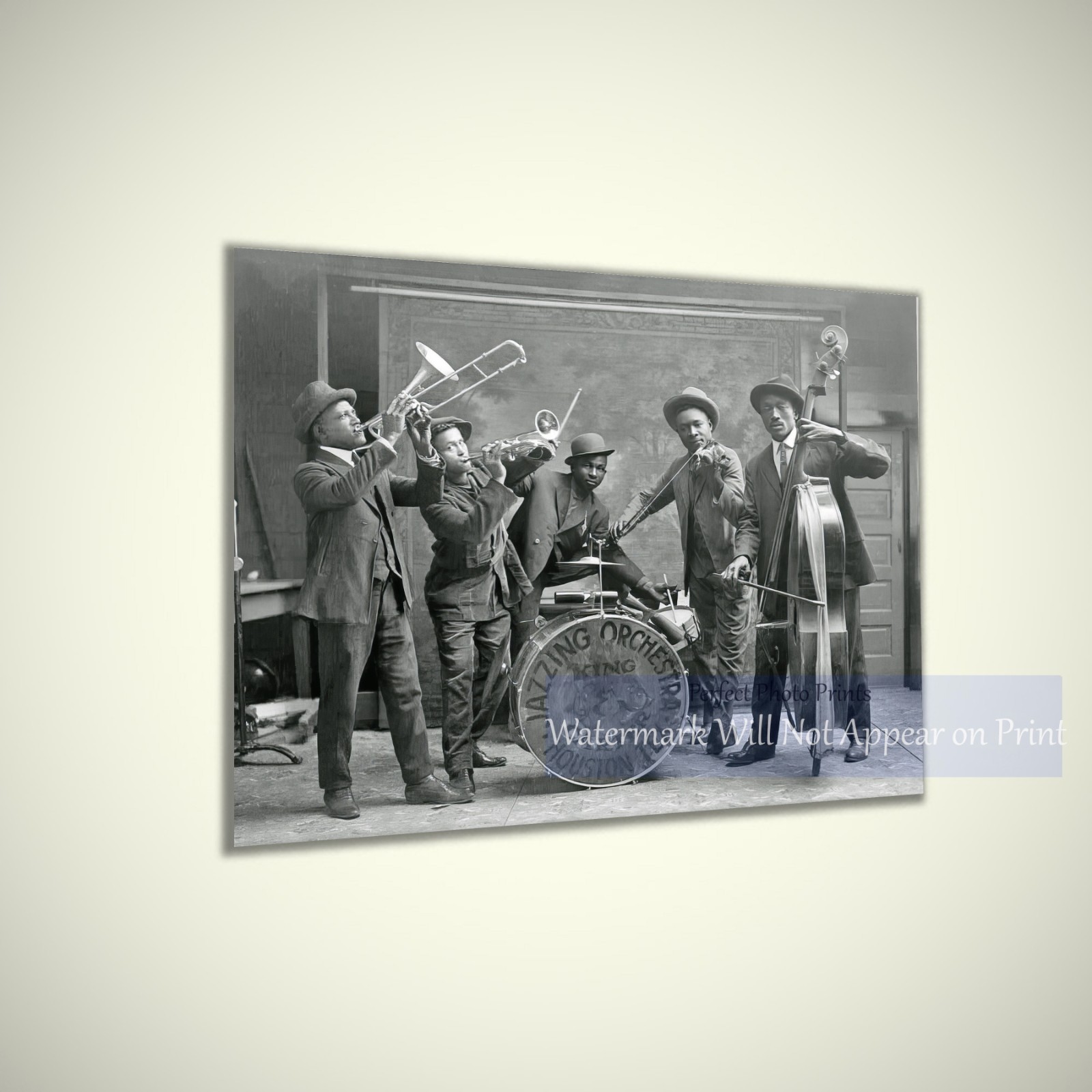 The King and Carter Jazz Orchestra Classic 1920s Jazz Band Giclee Fine Art Print