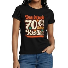 70er Jahre Kostüm Fasching Flower Power Peace Frauen T-Shirt