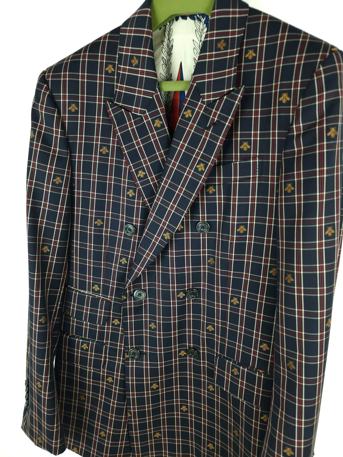 Giacca blazer doppio quadri ape Gucci 443884 6068 78840564