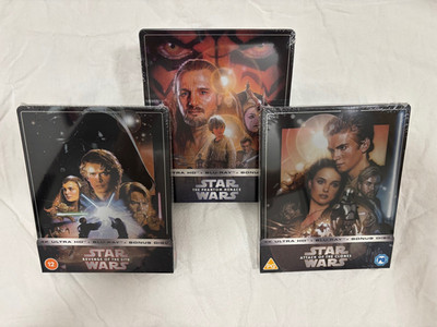 Star Wars Episode I-III - Steelbook 4K - Zavvi - OVP