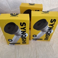 New SYNOSHI Rechargeable Cordless Electric Power Spin Scrubber w 3 Heads