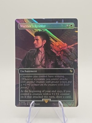 Final Fantasy MTG: Warrior's Resolve (Extended Foil) Commander 465