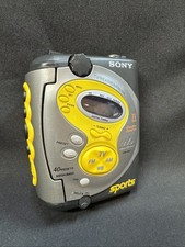 Vintage Sony Sports Walkman WM-FS221 TV/Weather/FM/AM Cassette Radio READ