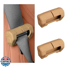 DXNQ 2PCS Car Seat Belt Buckle Covers, Anti-Scratch Silicone Auto Seat Belt C