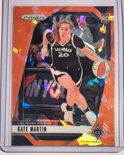 Kate Martin 2024 Panini Prizm WNBA Orange Ice #126 Rookie RC Aces Valkyries