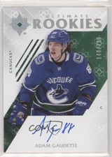 2018 Ultimate Collection Rookies /299 Tier 1 Autographs Adam Gaudette Auto a8r