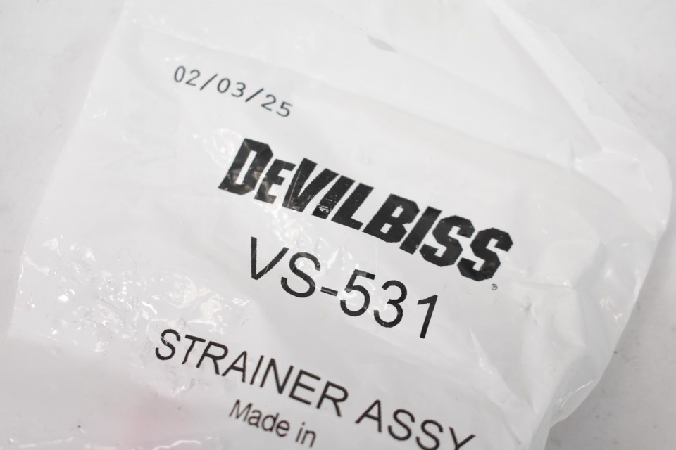 DeVilbiss VS-531 Low Pressure Fluid Strainer Assembly 300 PSI MWP ...