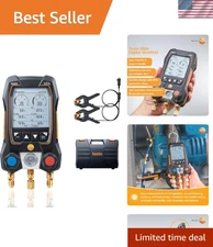 Versatile AC Manifold Gauge Set - 2 Wireless Probes & Smart App Integration