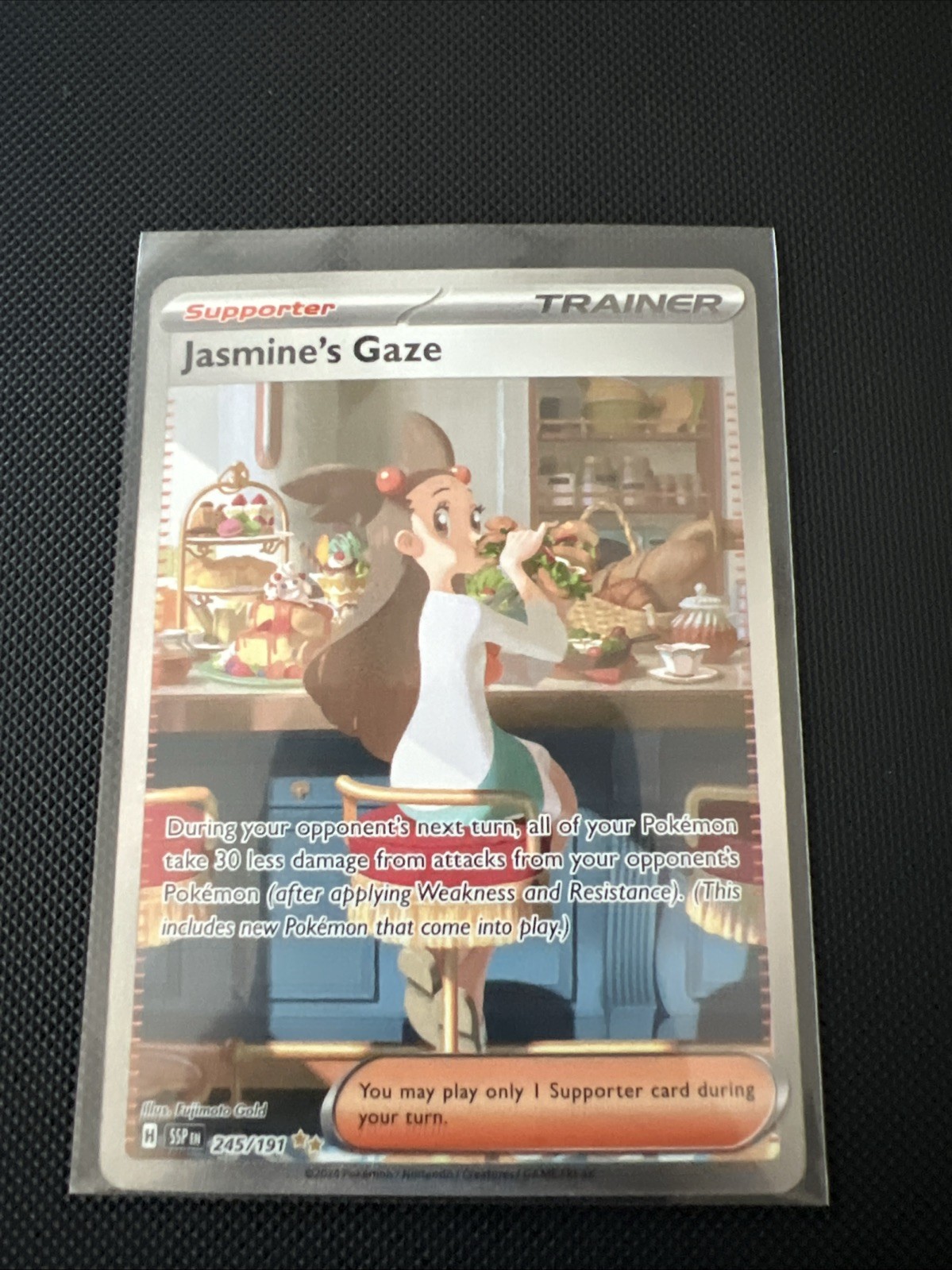 Jasmine's Gaze 245/191 Special Illustration Rare Surging Sparks Pokemon TCG NM