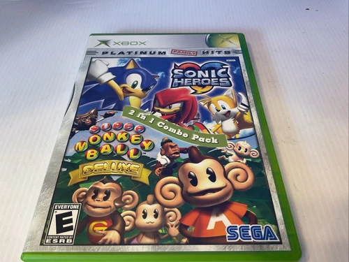 Sonic Heroes/Super Monkey Ball 2 in 1 Combo Pack (Xbox, 2005) Sonic Only!!! Read