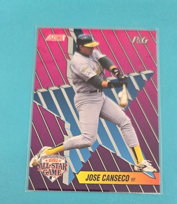 1992 Score Procter & Gamble #8 Jose Canseco Oakland Athletics BASEBALL Card 9F