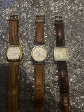 3 Watches Untested May Just Need Batteries Nice Timepieces Good Condition