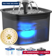 Veken Innovation Award Winner 95oz/2.8L Cat Water Fountain